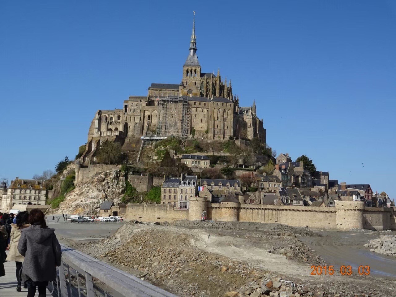 モンサンミッシェルの写真
